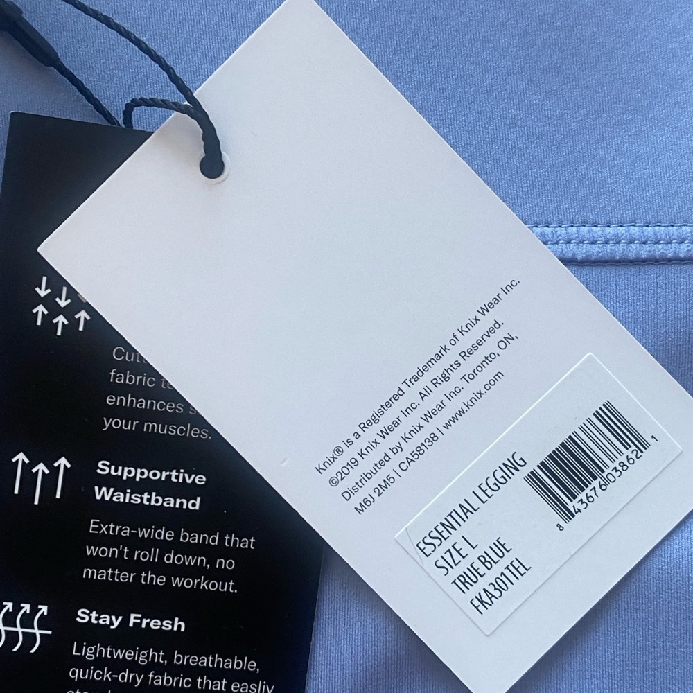 Knix size L Essential Legging True Blue - Picture 2 of 4
